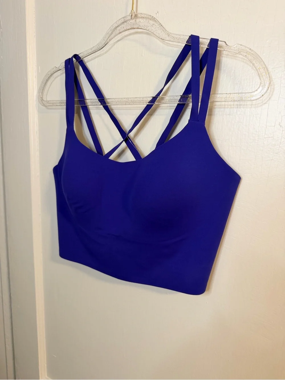 NWT aerie Strappy Sports Bra in Royal Blue